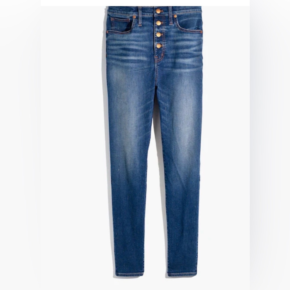 Madewell 10” High Rise Skinny Crop - Picture 5 of 16
